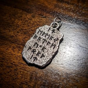 Sterling silver necklace pendant